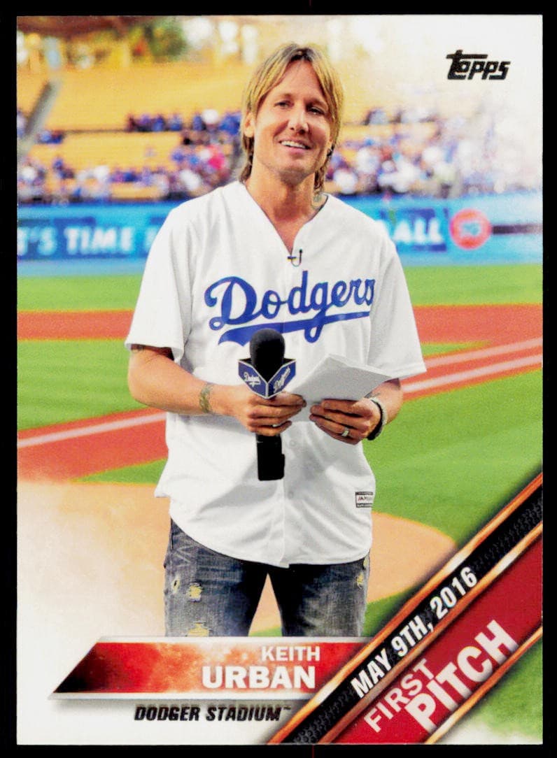 Keith Urban 2016 Topps Update