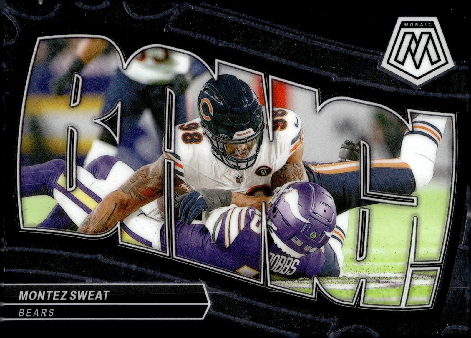 Football Montez Sweat 2024 Panini Mosaic 2024 Panini Mosaic