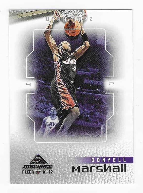 Marquee Donyell Marshall 2001 Fleer 2001 Fleer