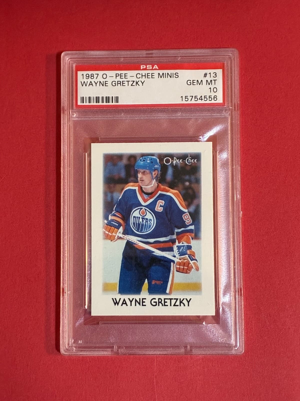 Wayne Gretzky Minis 1987 O-Pee-Chee 1987 O-Pee-Chee
