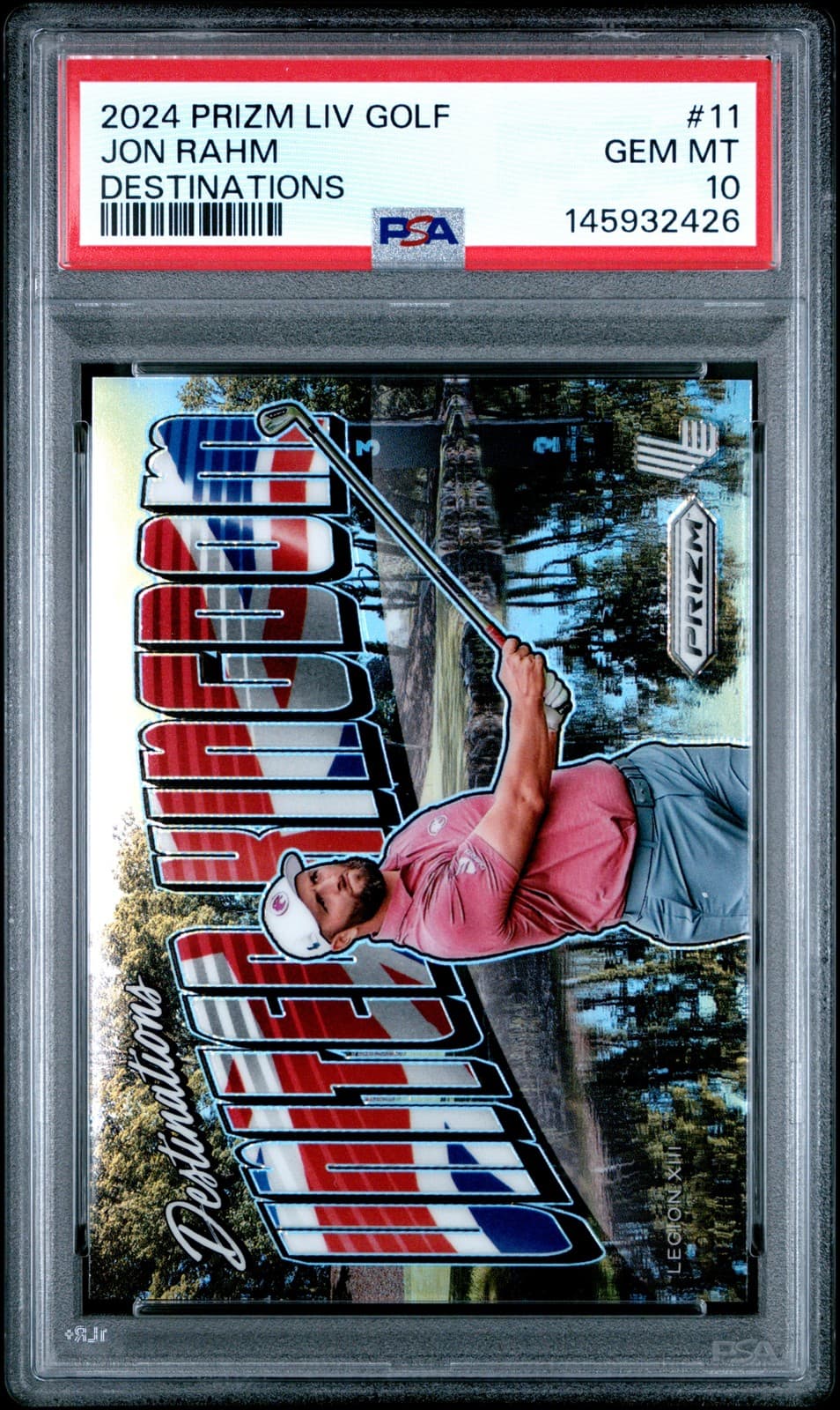LIV GOLF DESTINATIONS JON RAHM 2024 Panini Prizm 2024 Panini Prizm