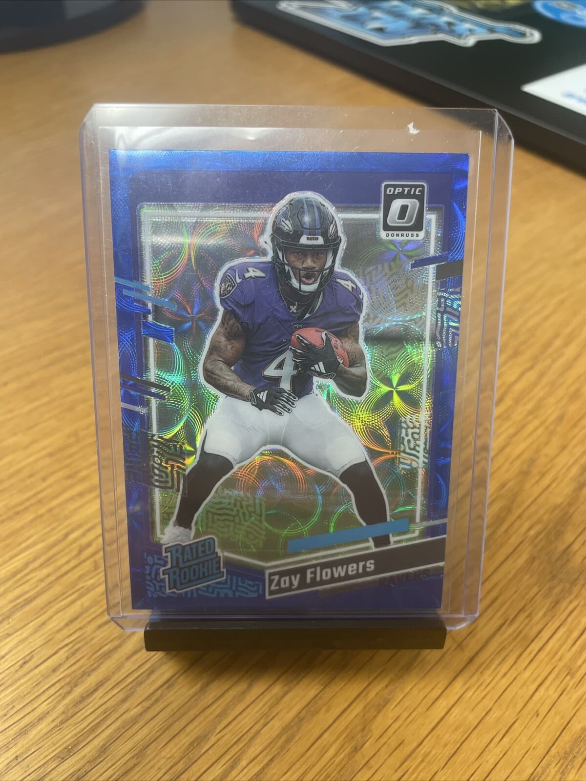 Football Zay Flowers 2023 Donruss Optic