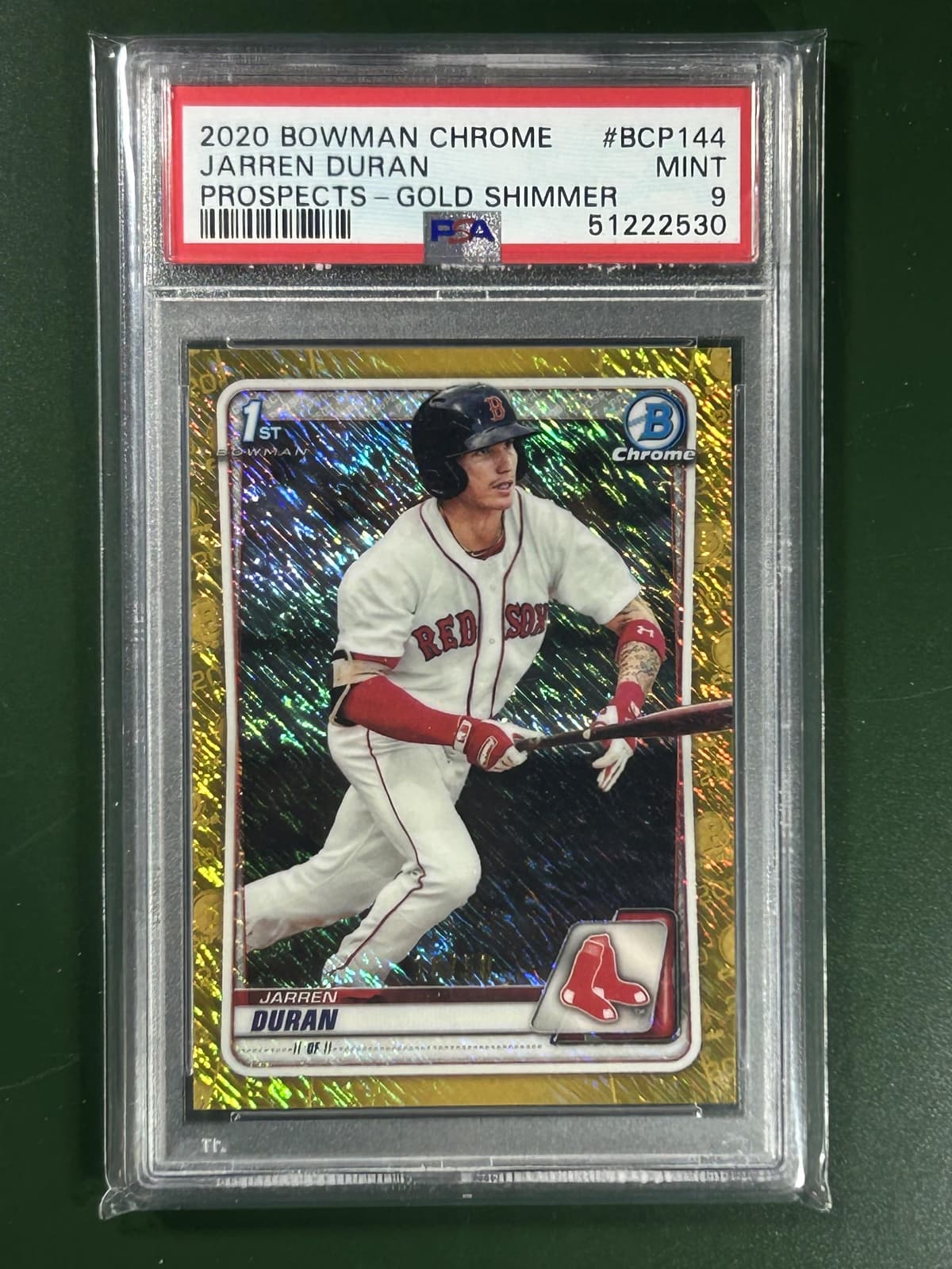 Prospects Jarren Duran 2020 Bowman Chrome 2020 Bowman Chrome