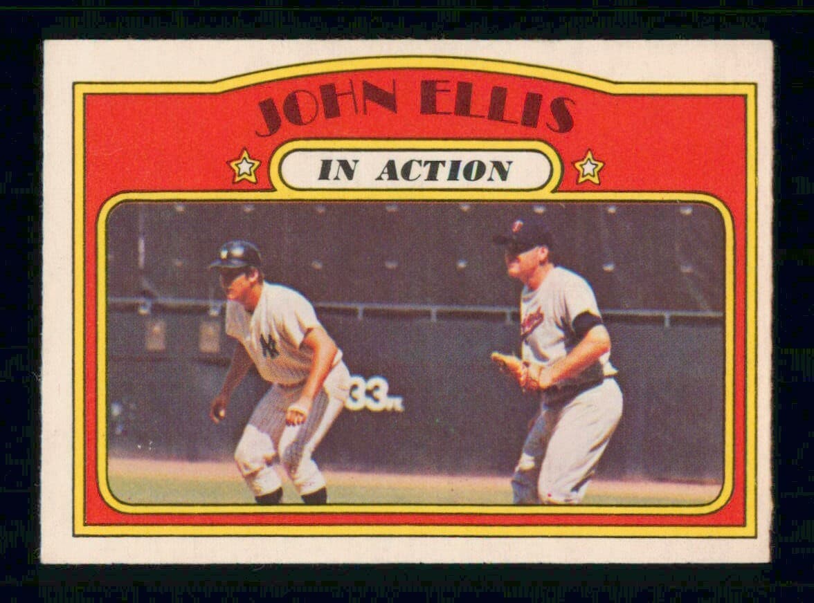 OPC BASEBALL # 48 JOHN ELLIS I 1972 O-Pee-Chee 1972 O-Pee-Chee