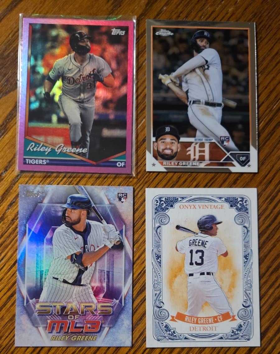 Riley Greene 2024 Topps Chrome 2024 Topps Chrome pink