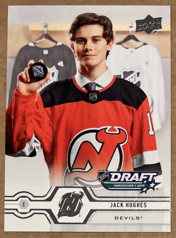 Draft Jack Hughes 2019 Upper Deck 2019 Upper Deck