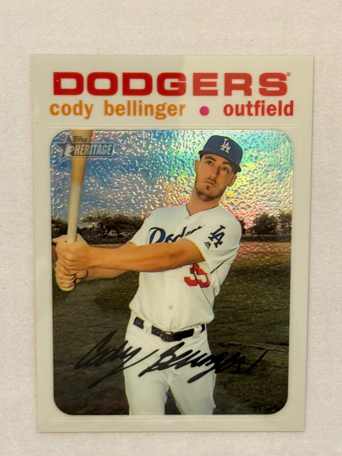 Cody Bellinger 2020 Topps Heritage 2020 Topps Heritage