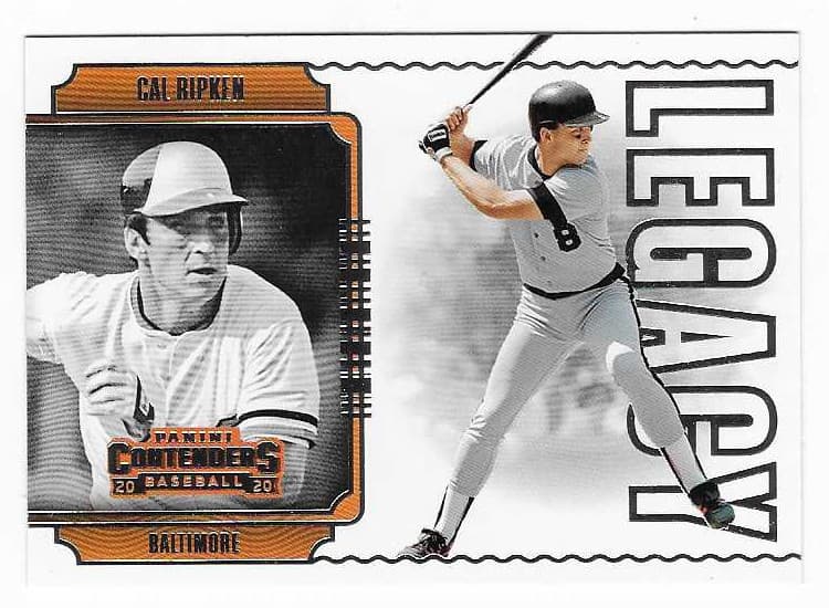 Legacy Cal Ripken 2020 Panini Contenders