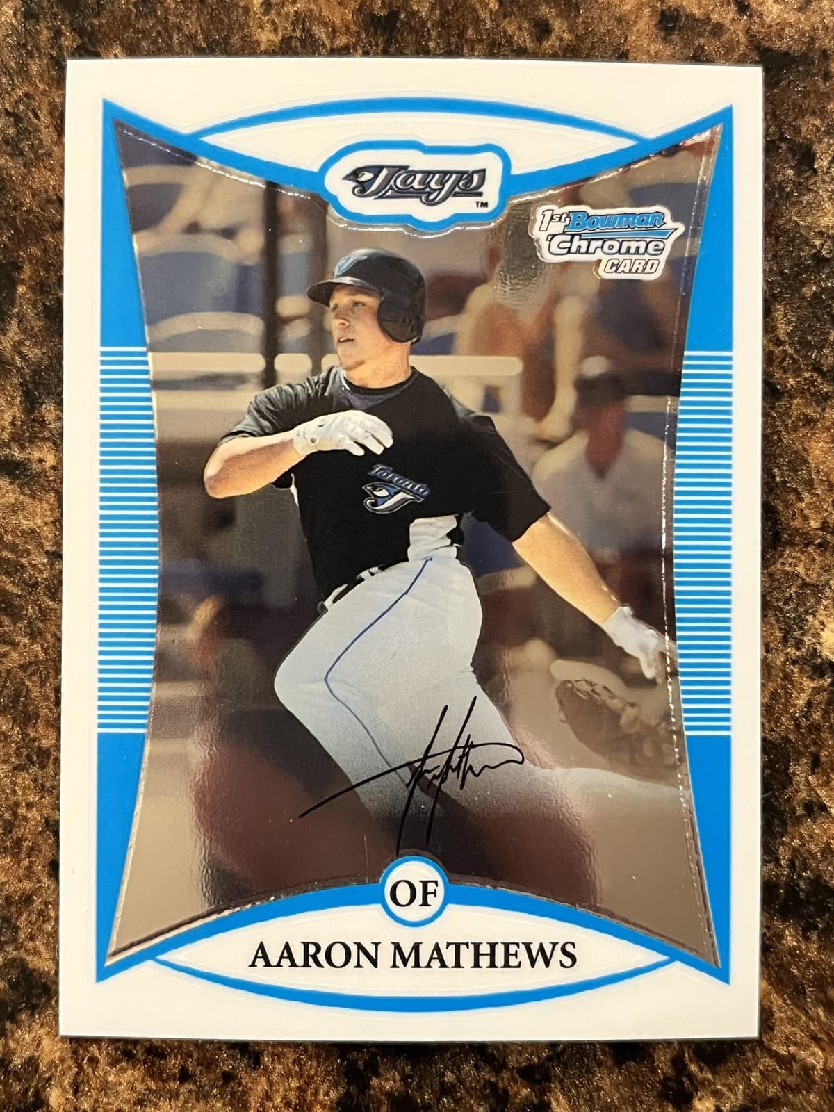 Aaron Mathews Prospects 2008 Bowman Chrome 2008 Bowman Chrome