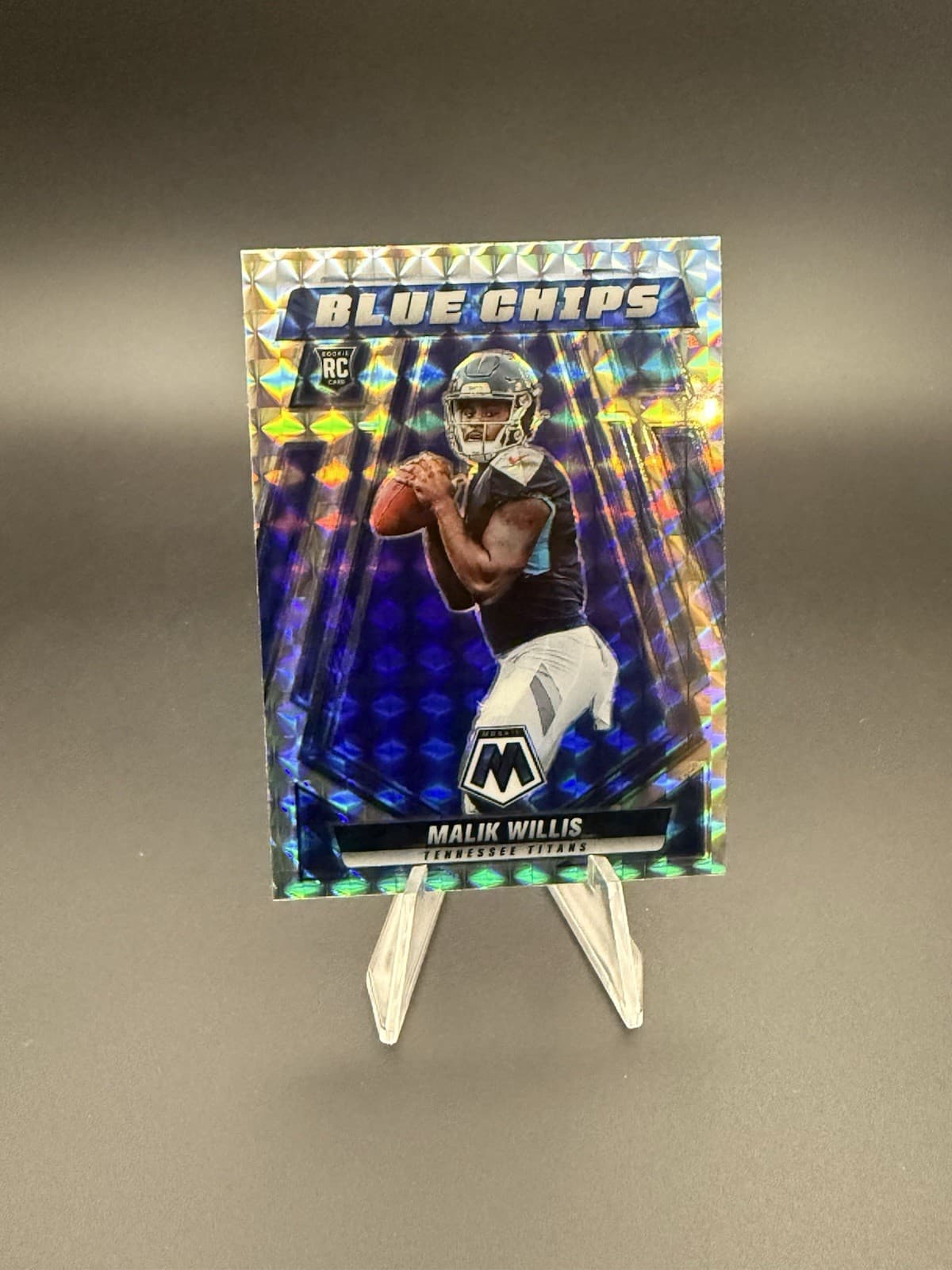 Malik Willis Blue 2022 Panini Mosaic 2022 Panini Mosaic blue