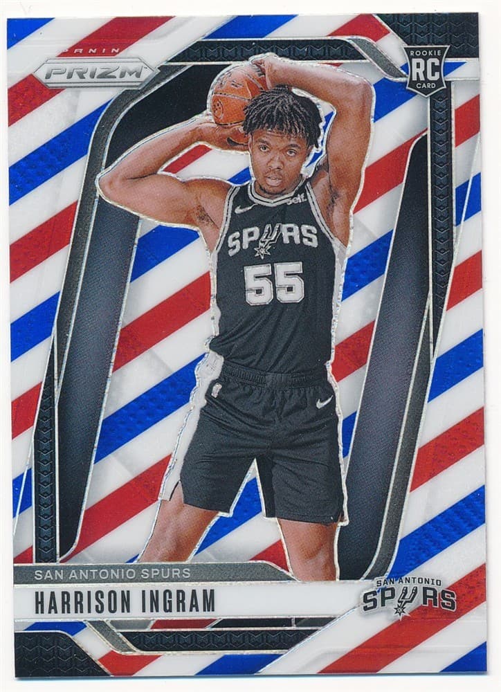 HARRISON INGRAM -25 PRZM RED W 2024 Panini 2024 Panini blue-red