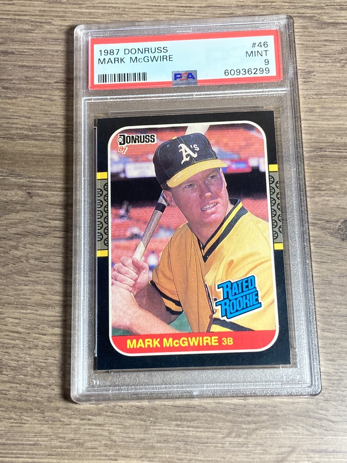 Mark McGwire trading card