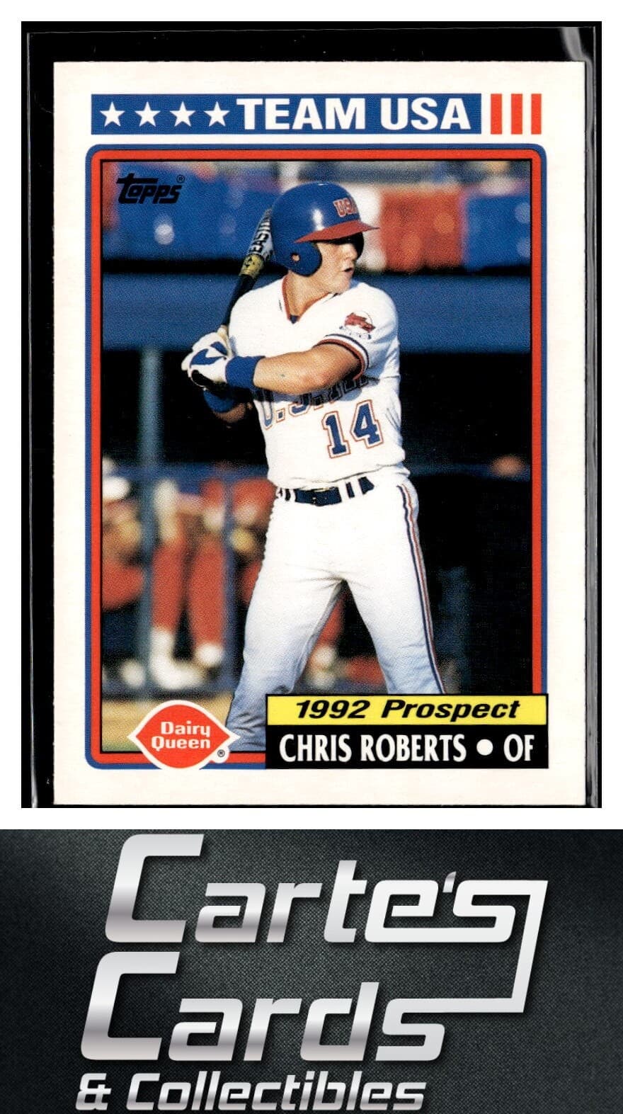 Chris Roberts Dairy 1992 Topps 1992 Topps