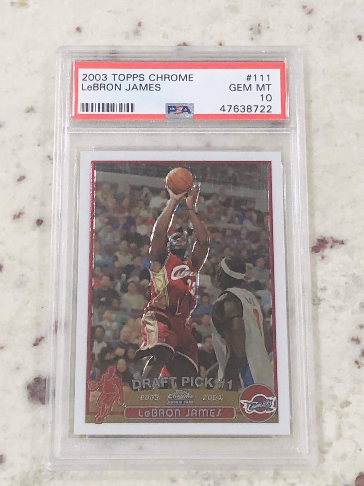 Lebron James Lakers 2003 Topps Chrome
