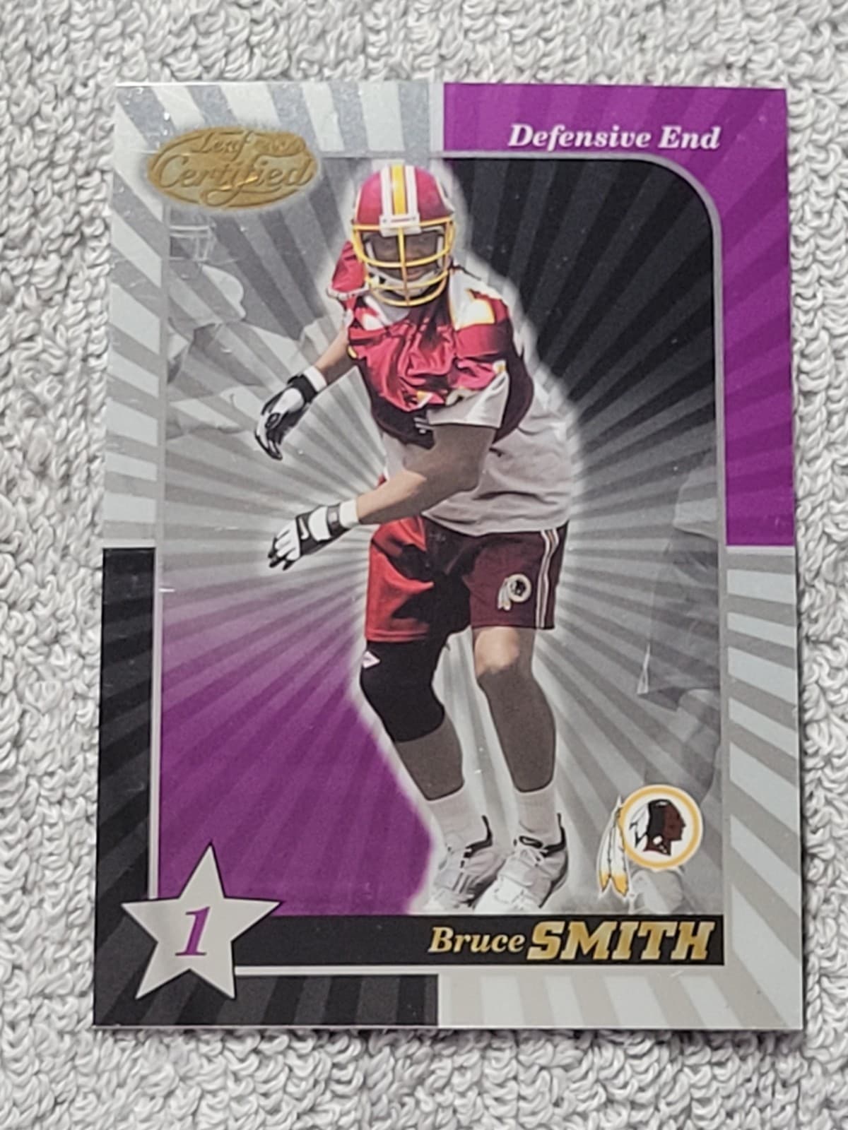 Certified Football Bruce #95
