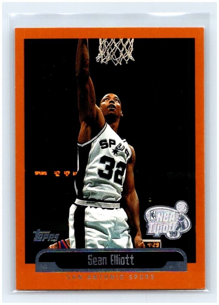 Tipoff Sean Elliott #74