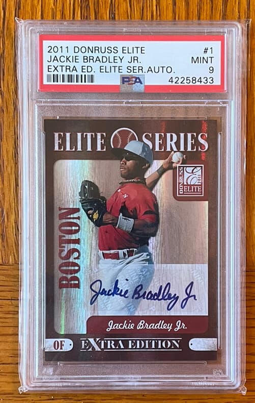 Elite Jackie Bradley 2011 Donruss 2011 Donruss