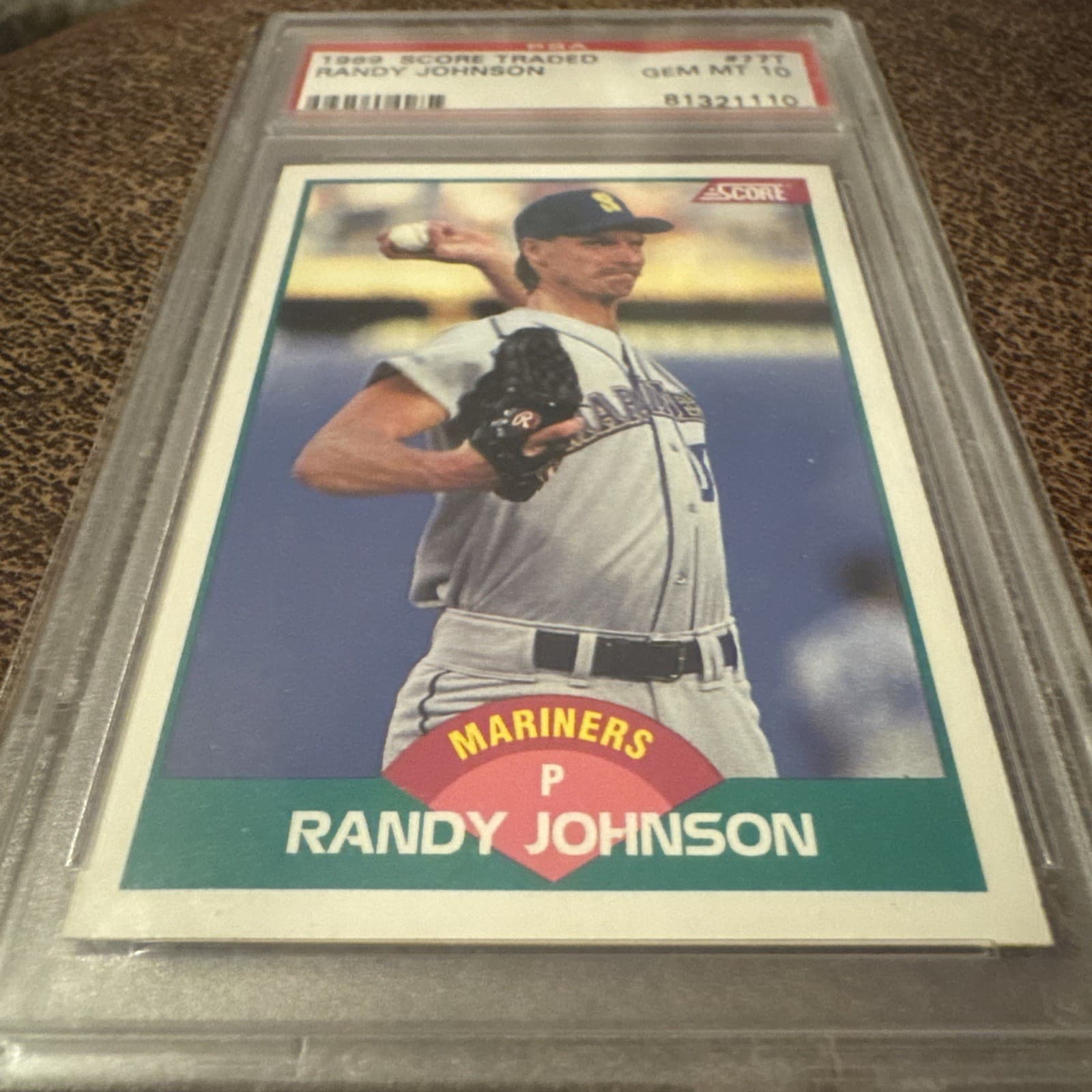 Randy Johnson Traded 1989 Score 1989 Score