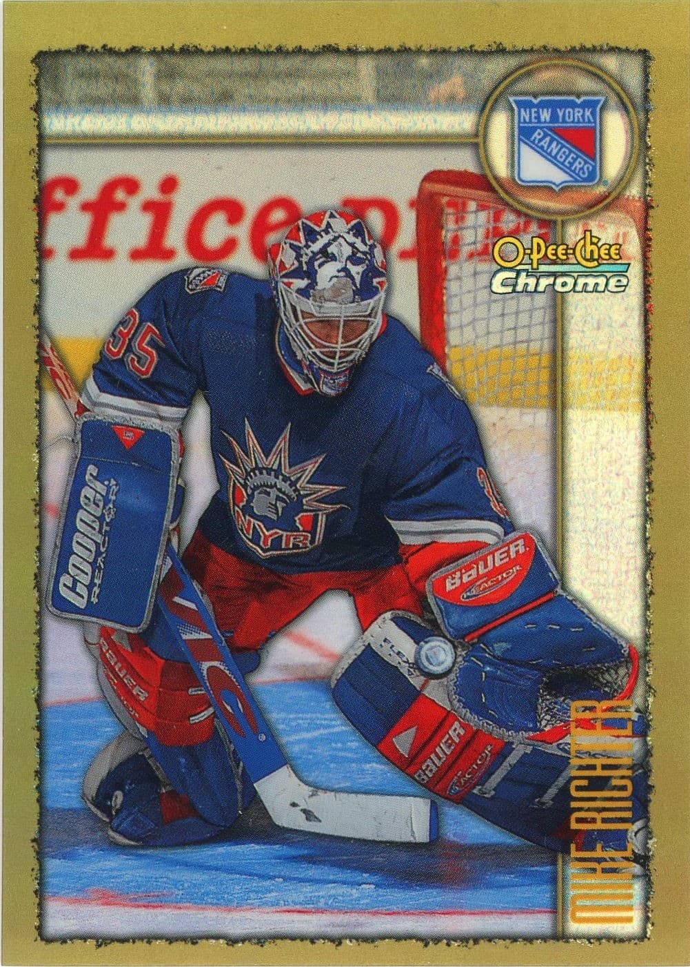 Refractors Mike Richter 1998 O-Pee-Chee 1998 O-Pee-Chee
