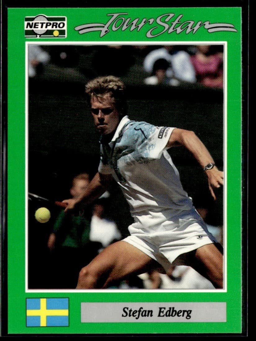 Stefan Edberg trading card