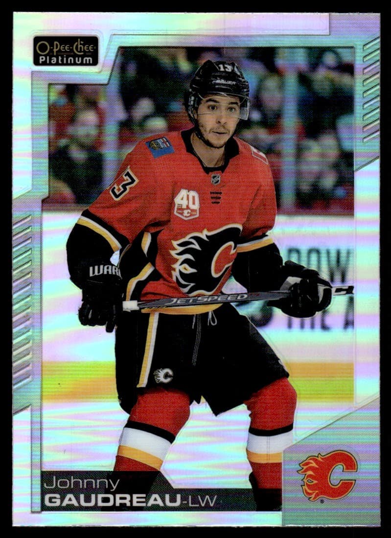 Johnny Gaudreau trading card