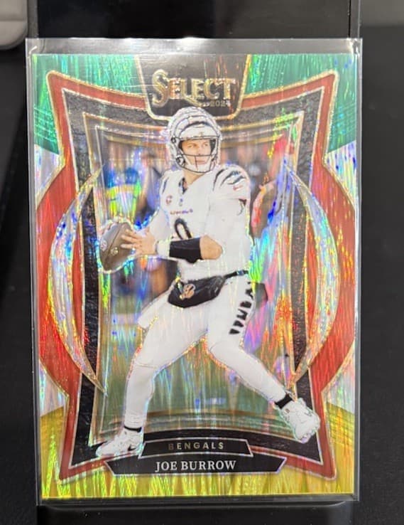 Football Green Yellow 2024 Panini Select 2024 Panini Select