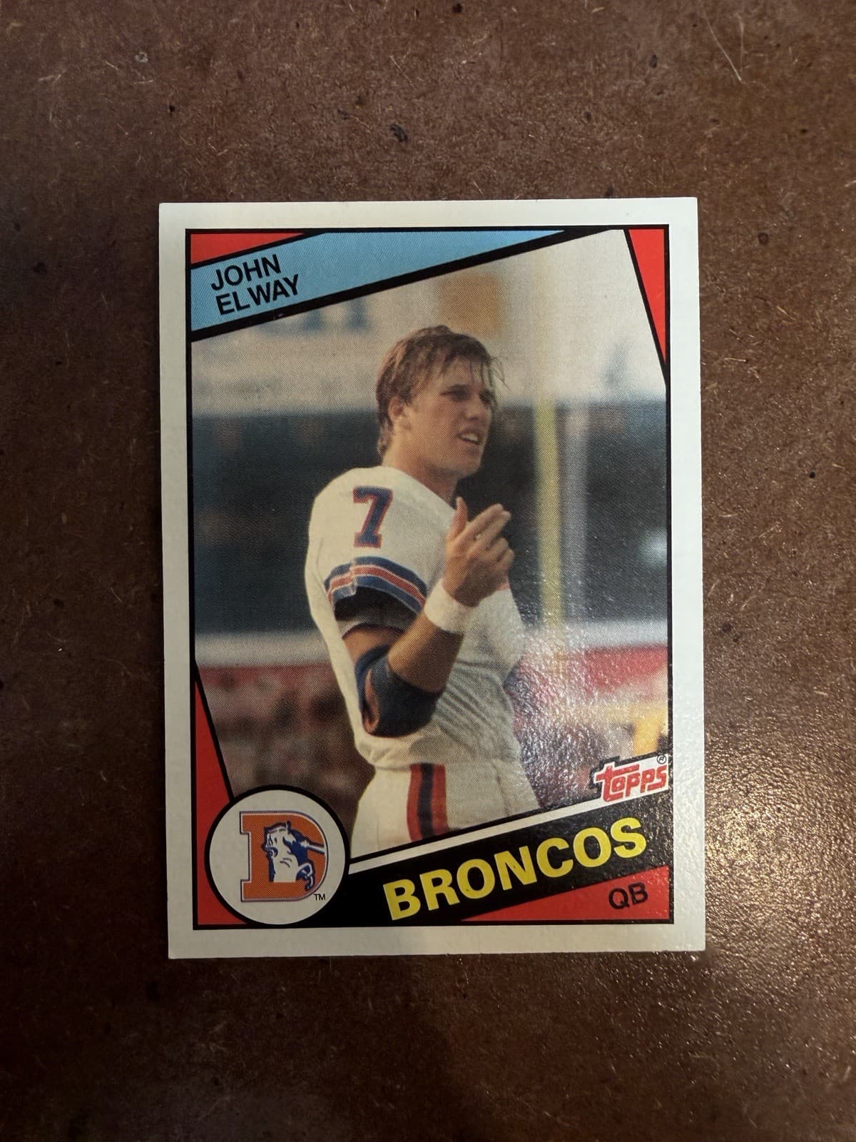 John Elway Denver 1984 Topps