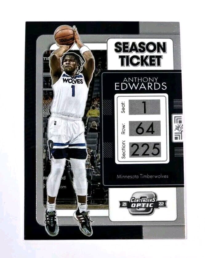 Optic Anthony Edwards 2021 Panini Contenders 2021 Panini Contenders