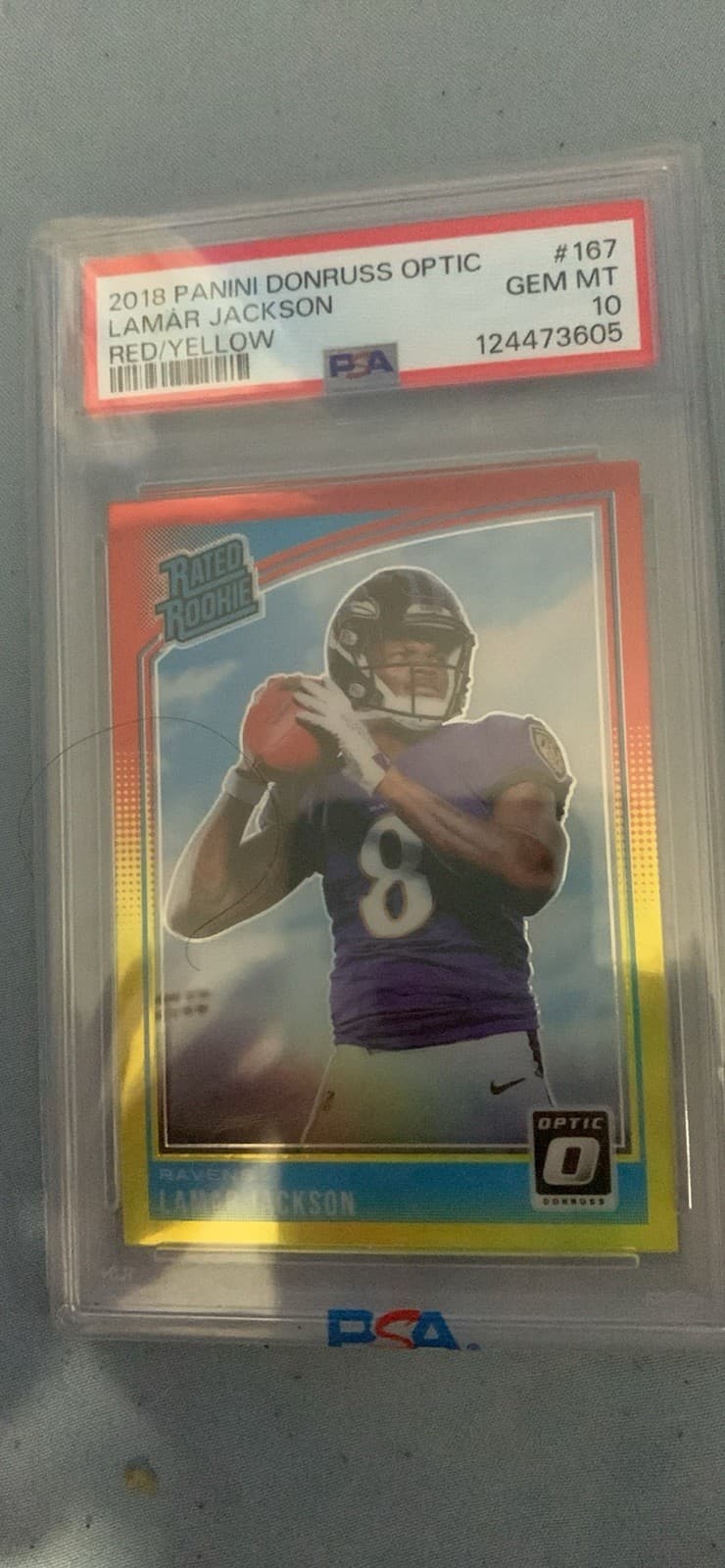 Lamar Jackson Rated 2018 Donruss Optic 2018 Donruss Optic