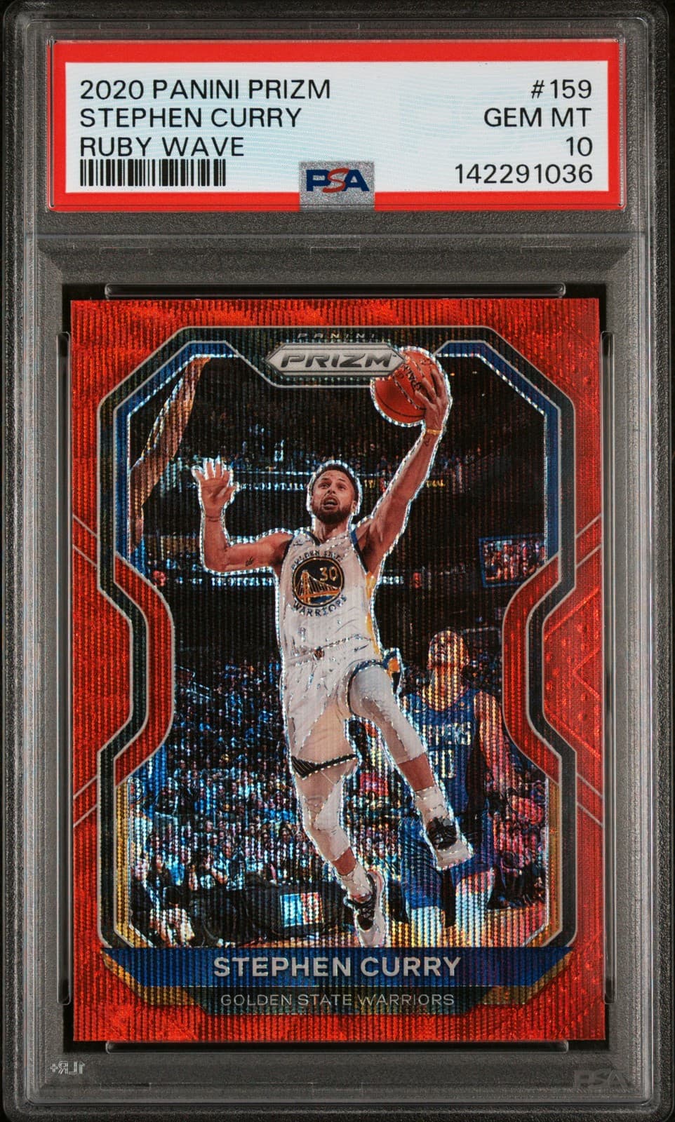 RUBY WAVE STEPHEN CURRY 2020 Panini Prizm 2020 Panini Prizm wave