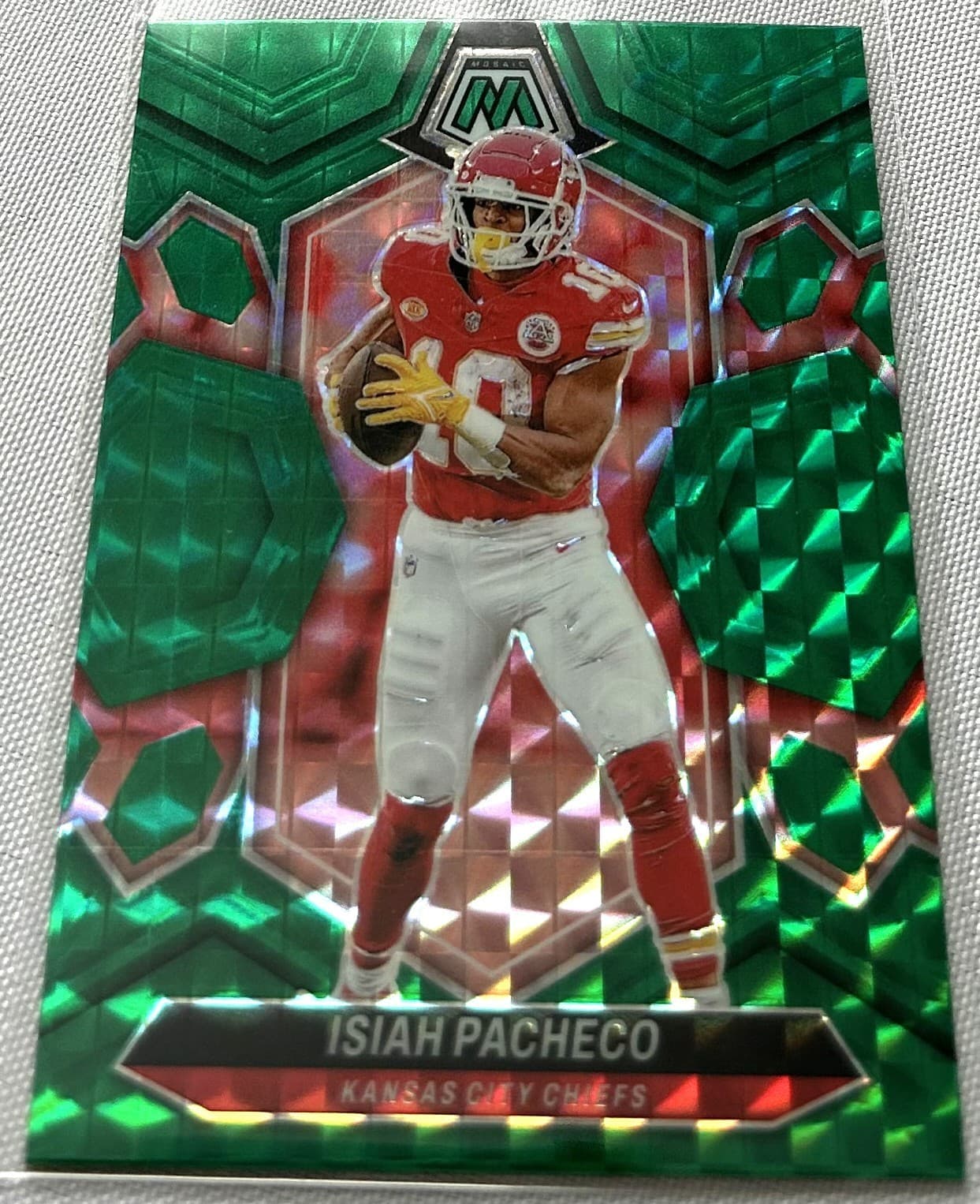 Football Isiah Pacheco 2024 Panini Mosaic 2024 Panini Mosaic