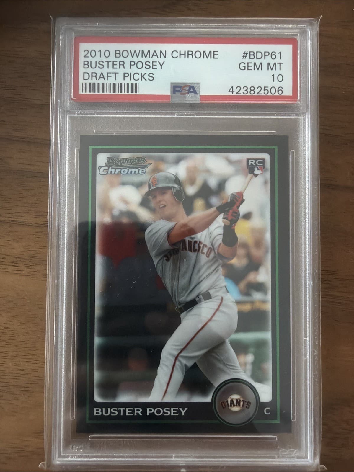 Buster Posey 2010 Bowman Draft