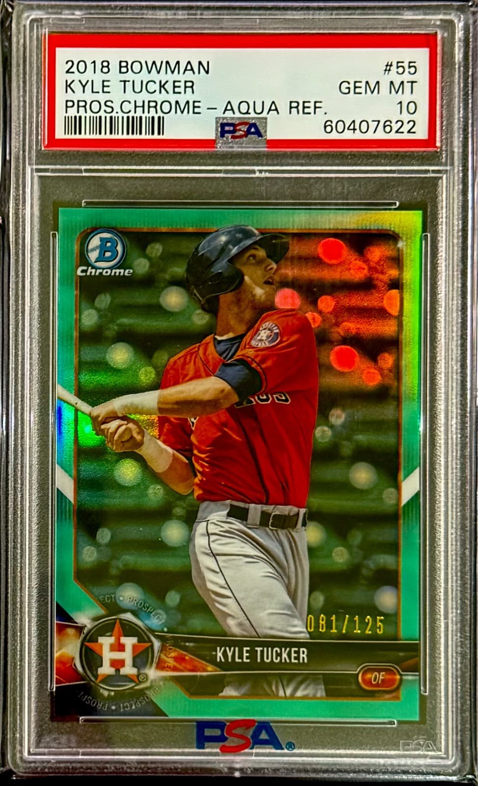 Prospects KLYE TUCKER /125 Aqu 2018 Bowman Chrome