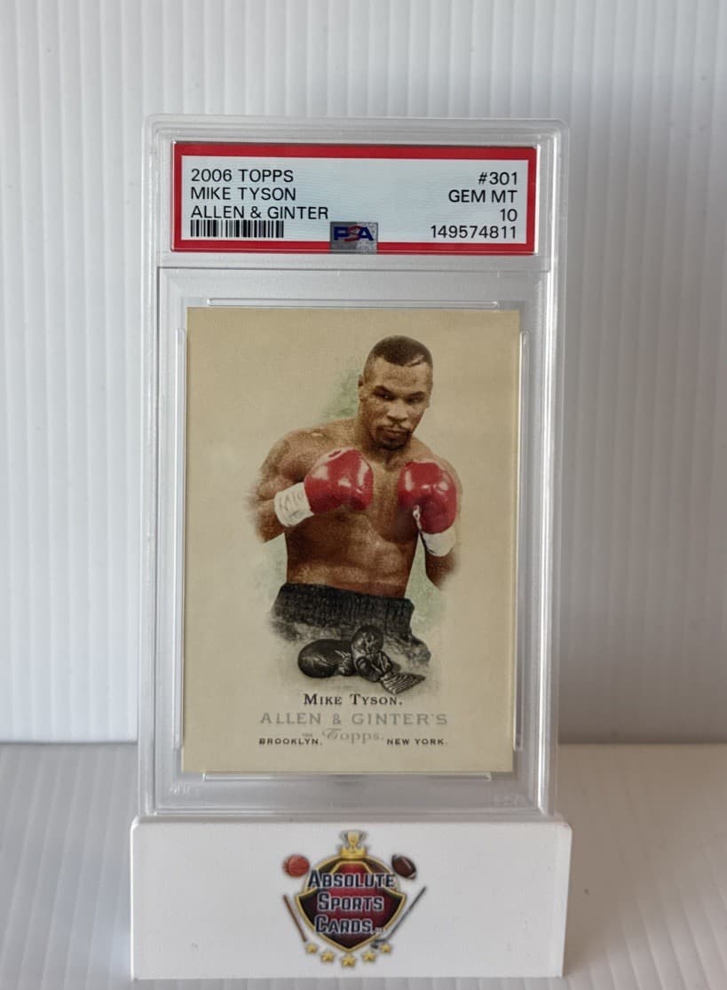 Mike Tyson trading card