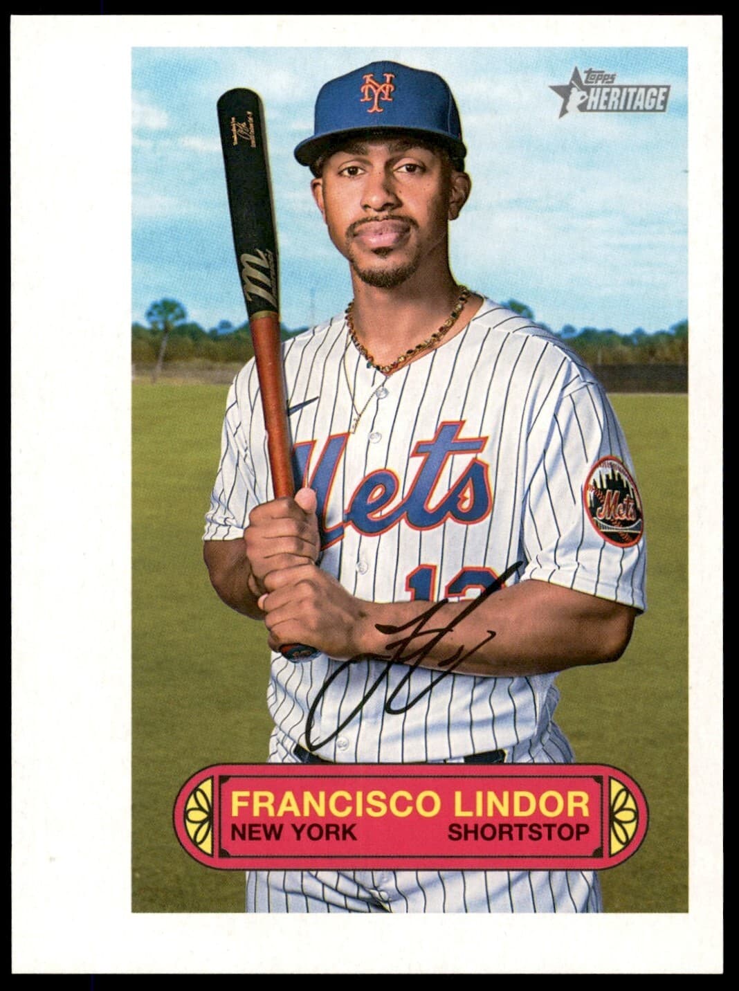Francisco Lindor High 2022 Topps Heritage 2022 Topps Heritage