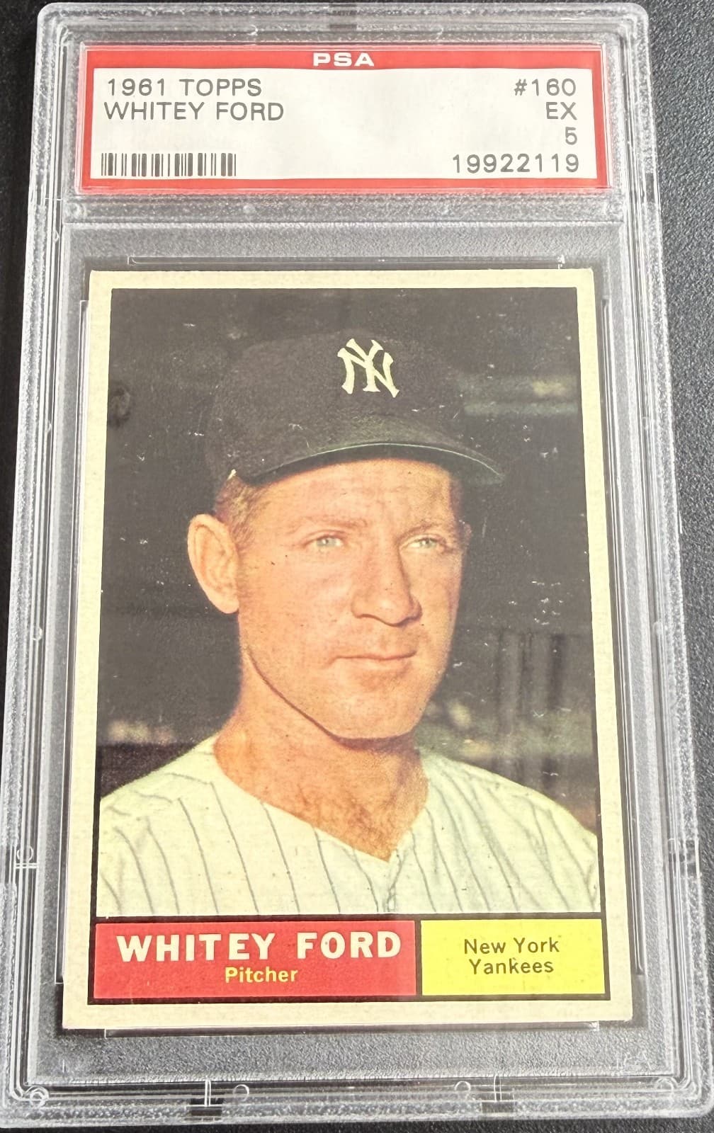 Whitey Ford trading card