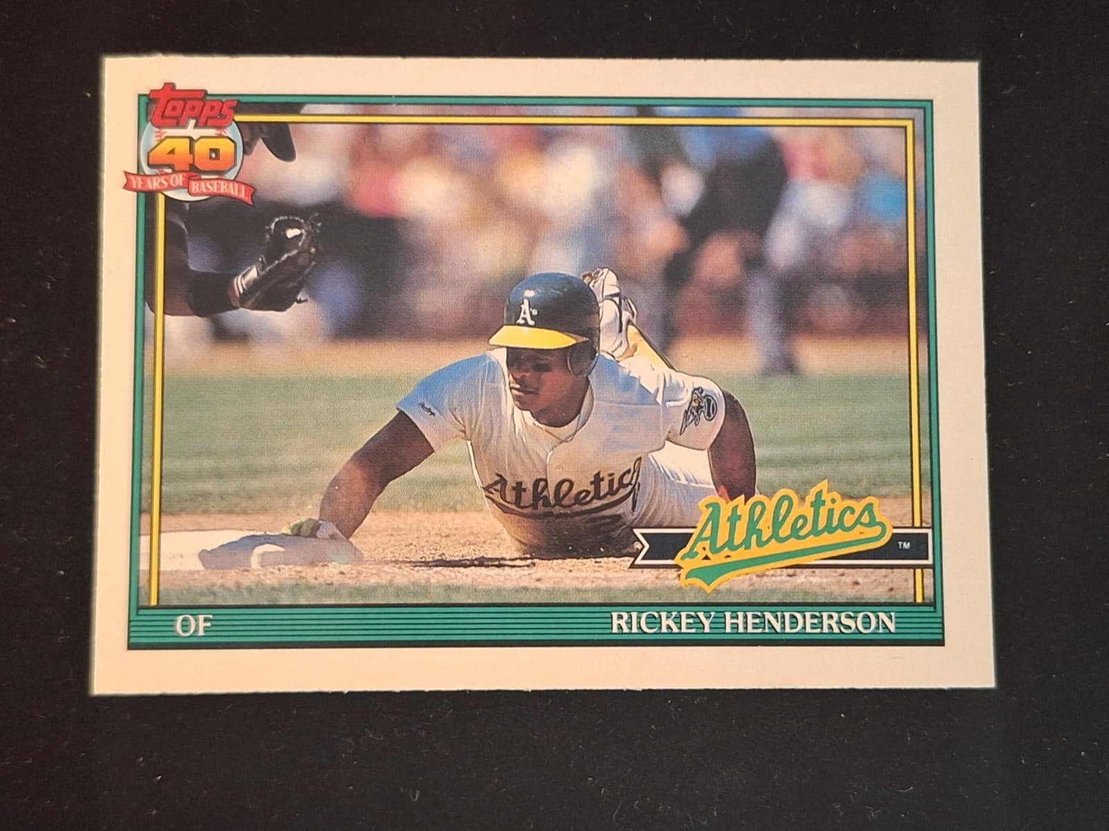 Rickey Henderson 1991 topps O-Pee-Chee