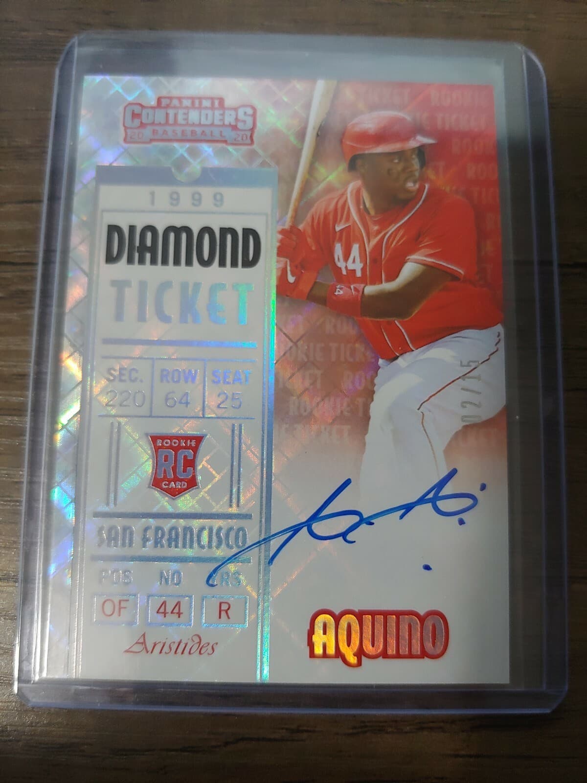 Aristides Aquino 2020 Panini Contenders 2020 Panini Contenders