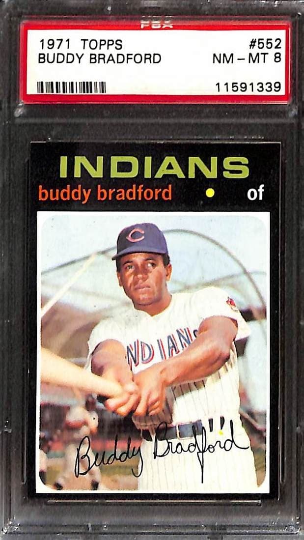 Buddy Bradford 1971 topps O-Pee-Chee