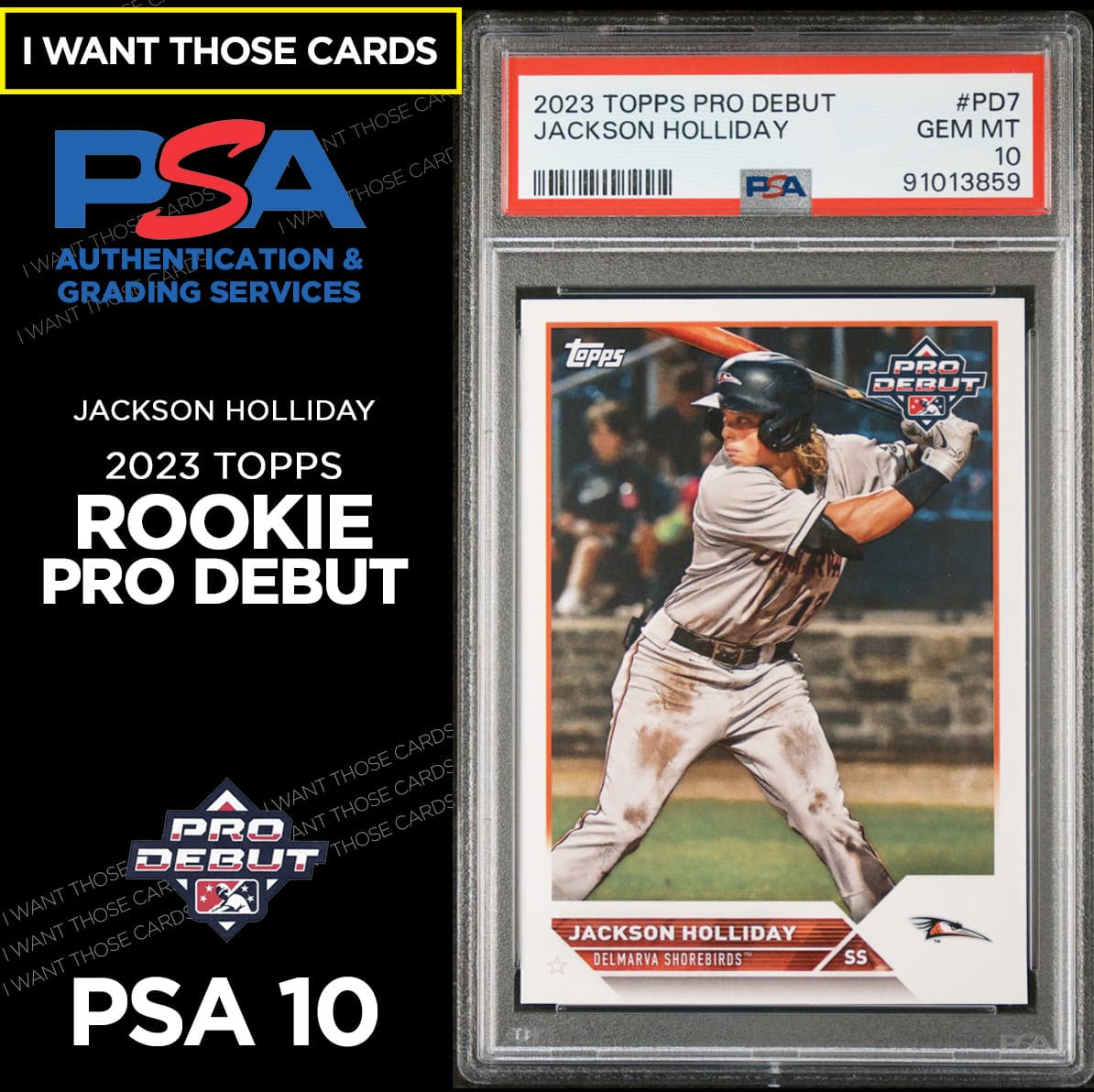 Jackson Holliday 2023 Topps 2023 Topps