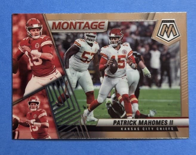 Montage Patrick Mahomes 2022 Panini Mosaic 2022 Panini Mosaic