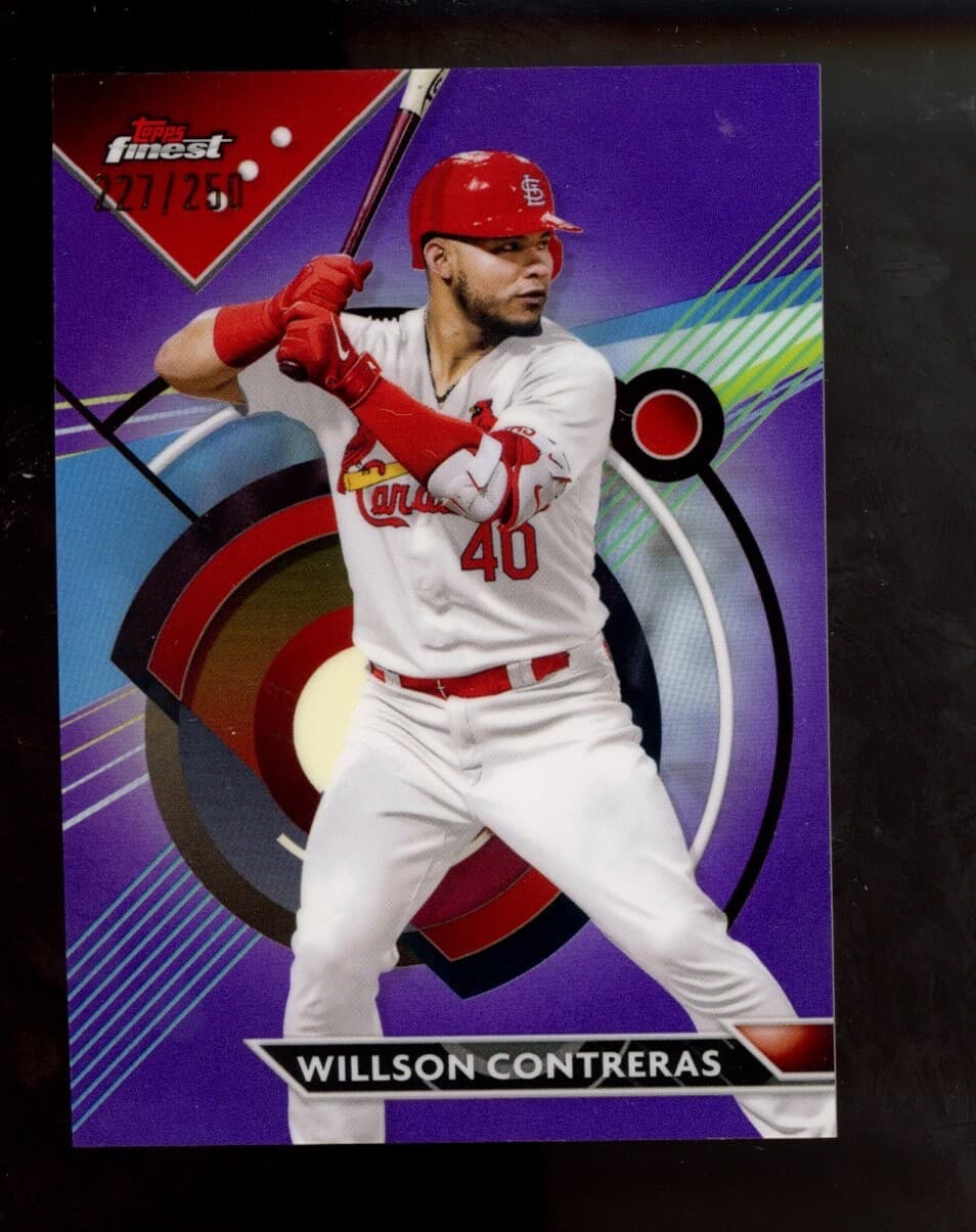 Willson Contreras Purple 2023 Topps Finest