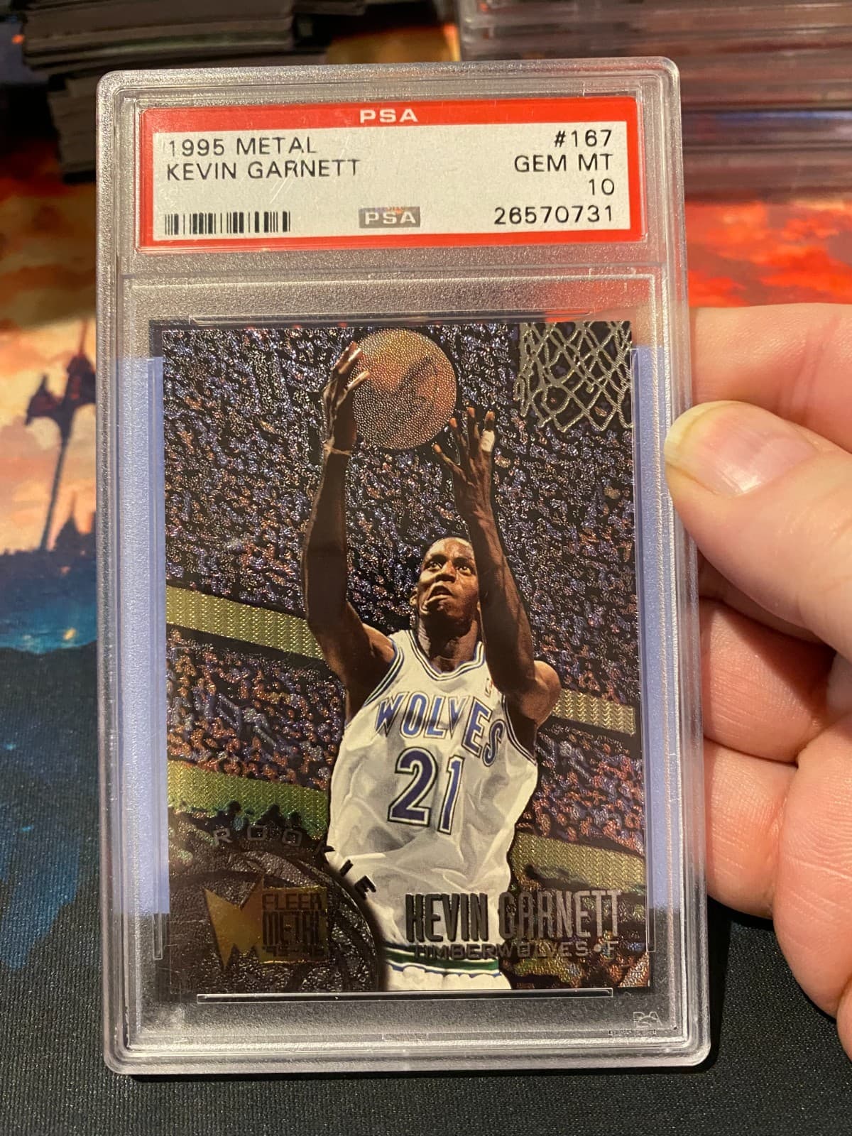 Kevin Garnett trading card