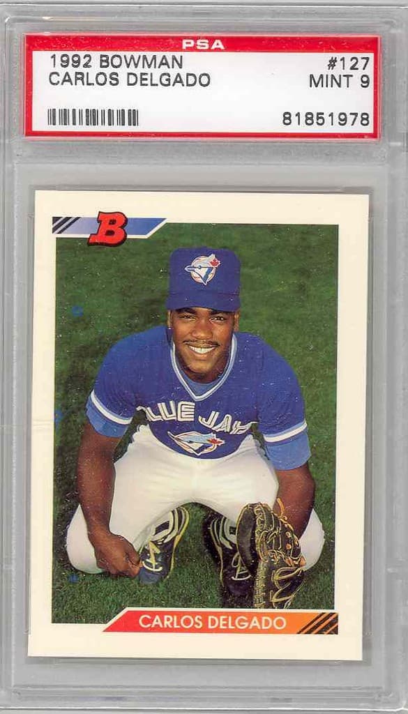 Carlos Delgado 1992 bowman