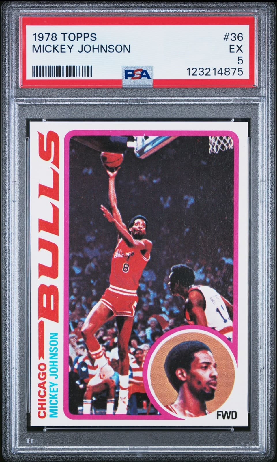 Mickey Johnson trading card