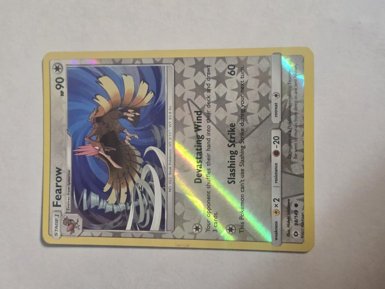 Moon Fearow Reverse 2017 Unknown