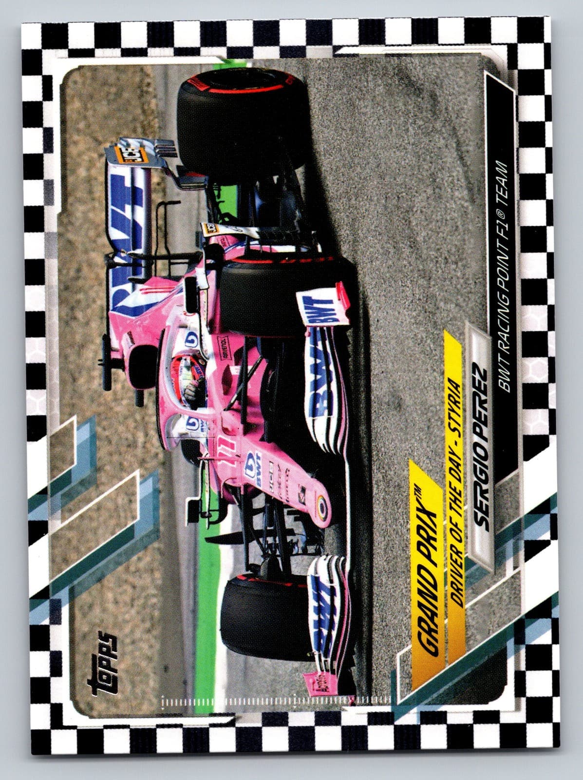 Sergio Perez Checkered 2021 Topps 2021 Topps
