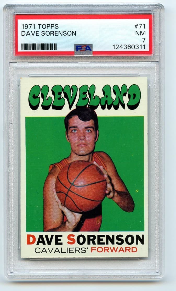 Basketball Dave Sorenson 1971 Topps 1971 Topps