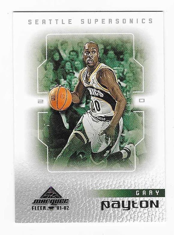 Marquee Gary Payton 2001 Fleer 2001 Fleer