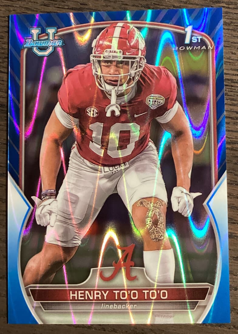 University Henry To 2022 Bowman Chrome